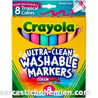 Crayola 8ct Washable Tropical Colors Conical Tip B000NDGQK2